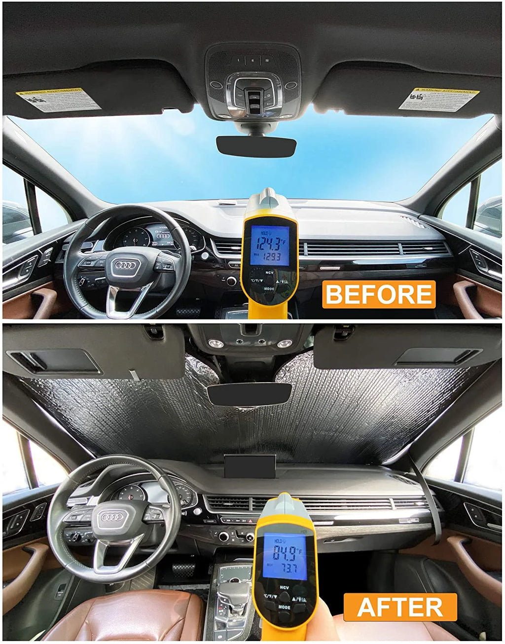 Front Windshield Sunshade for GMC Sierra Pickup Truck I39271