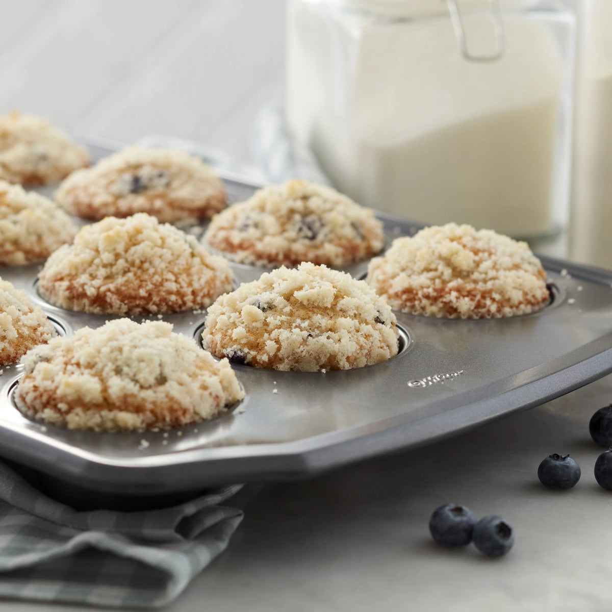 Non-Stick Steel 12-Cup Muffin Pan X76623