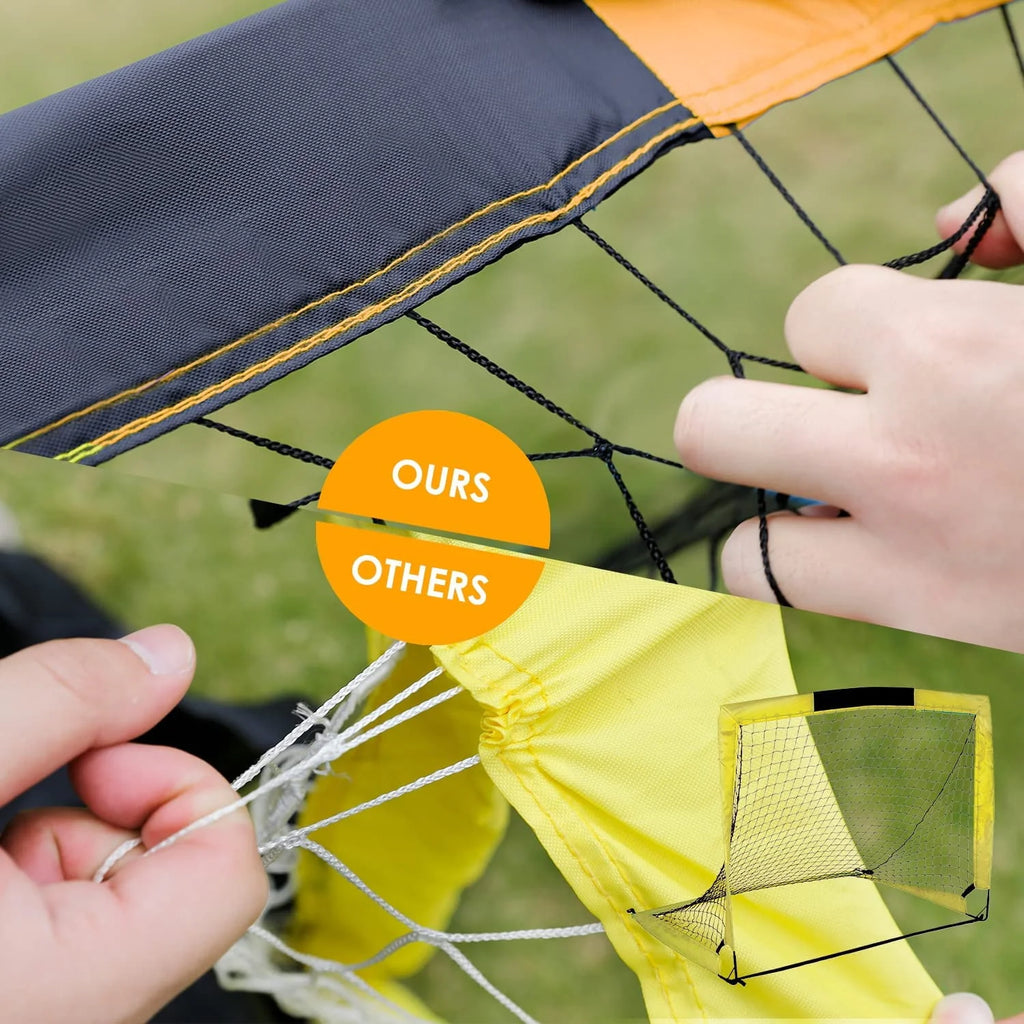 6'x4' Set of 2 Foldable Soccer Goals G9930
