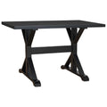 30 x 48 Trestle Table Antique Black S493