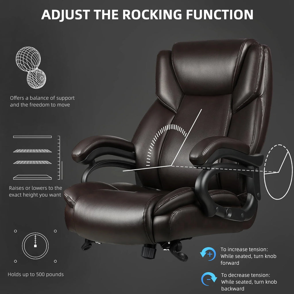 Heavy Duty Big and Tall High Back Office Chair 500lbs K3553