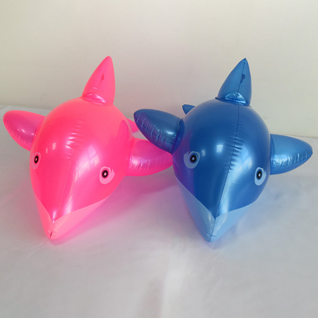 Blue PVC Inflatable Dolphin Fish Children Toy J626