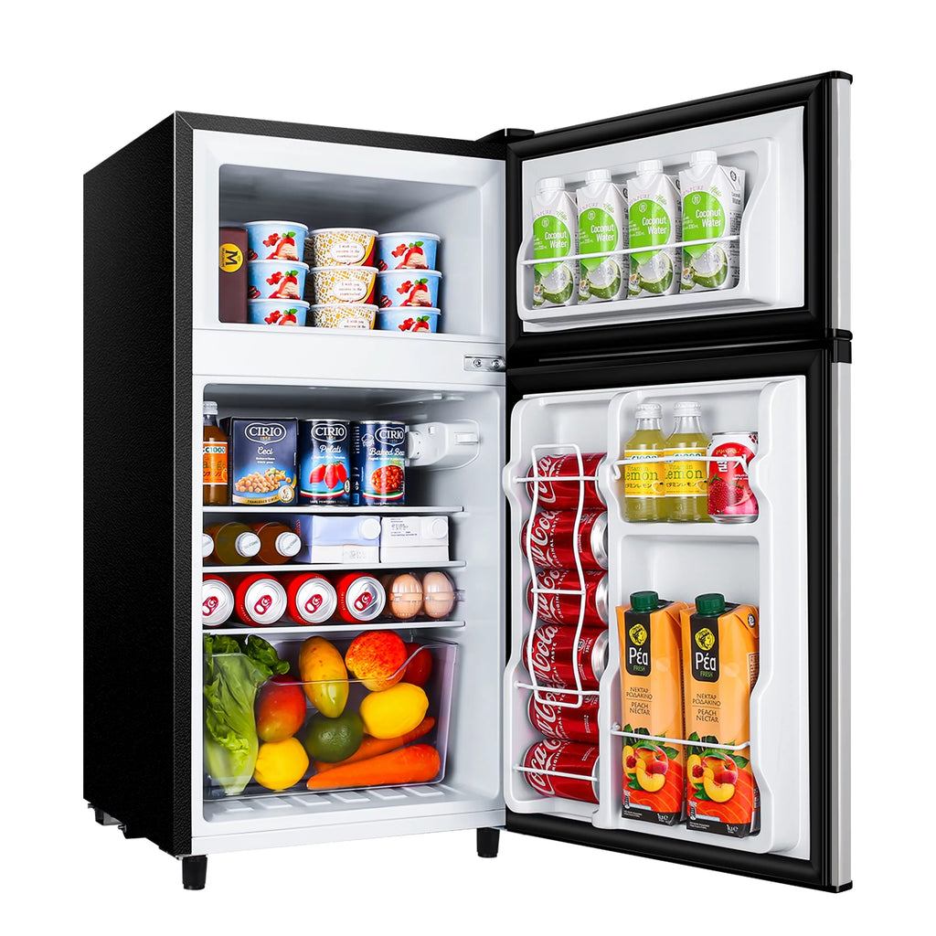 3.5 Cu ft Two Door Mini Fridge with Freezer X5980