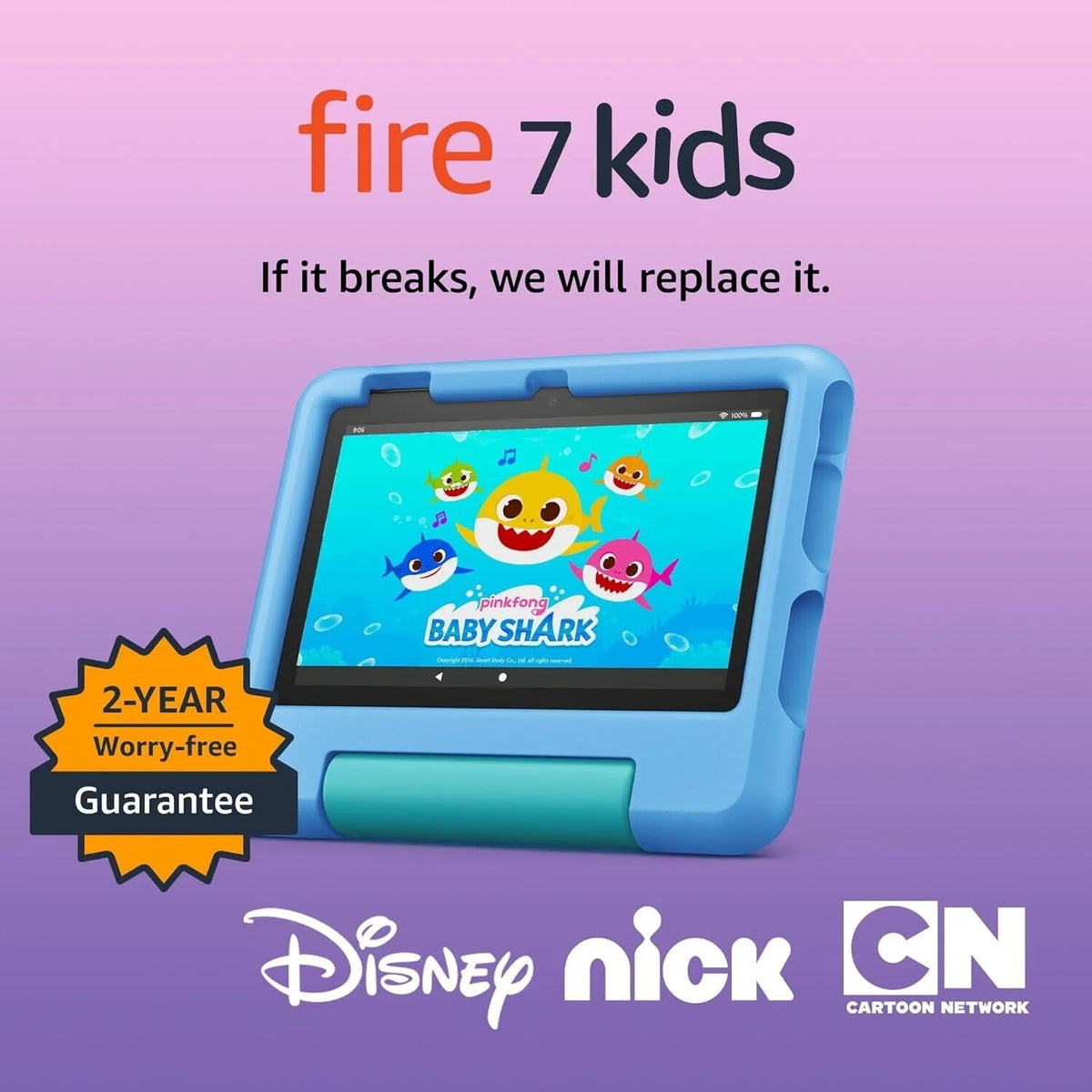 7" Kids Tablet with Parental Controls, 16 GB, Blue K98205