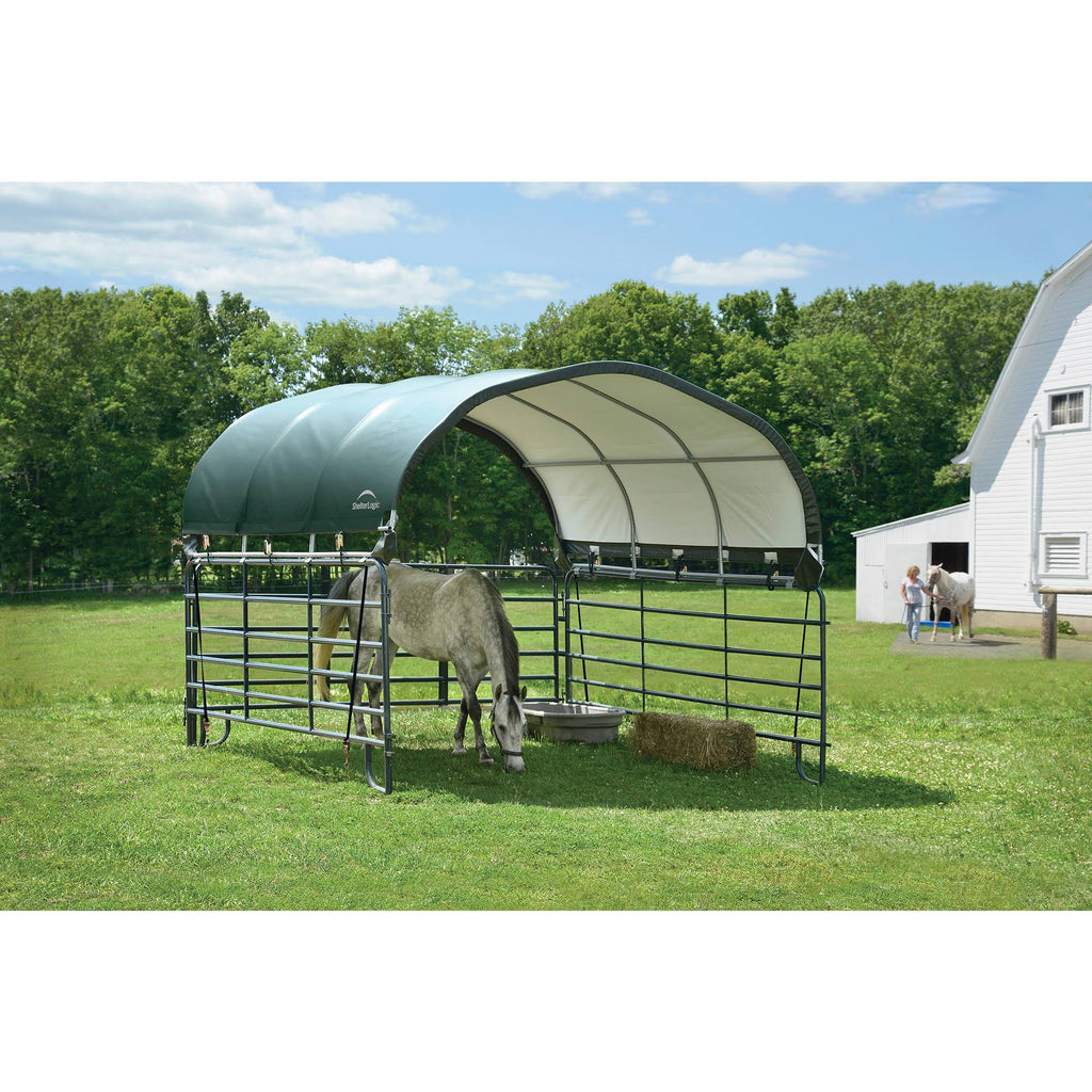 Green Round Corral Shelter Cover J981734