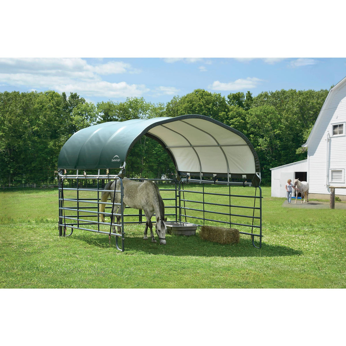 Green Round Corral Shelter Cover J981734