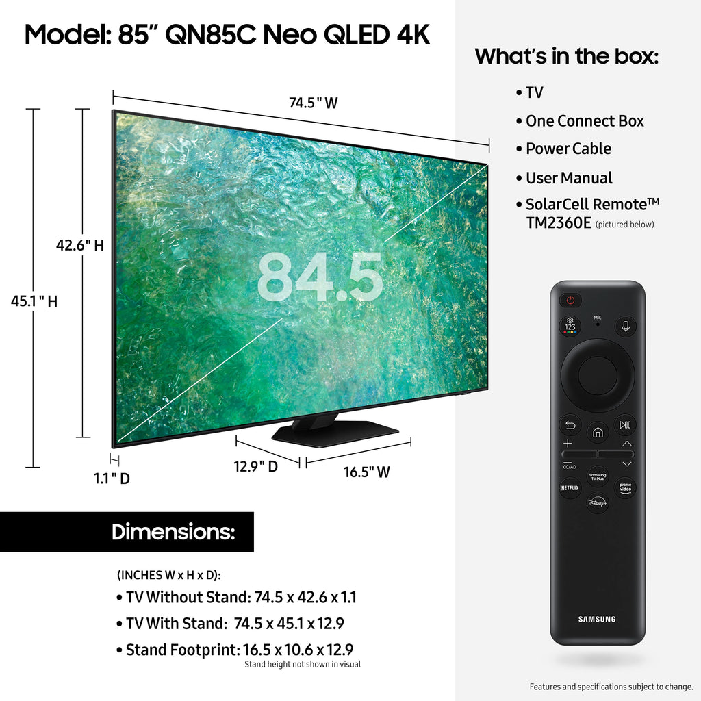 85 Class Neo QLED 4K Smart TV R870224