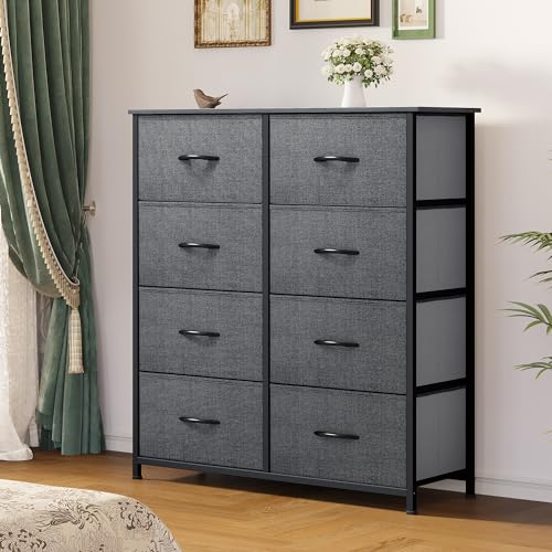 8 Drawer Dresser with Fabric Bins F57733