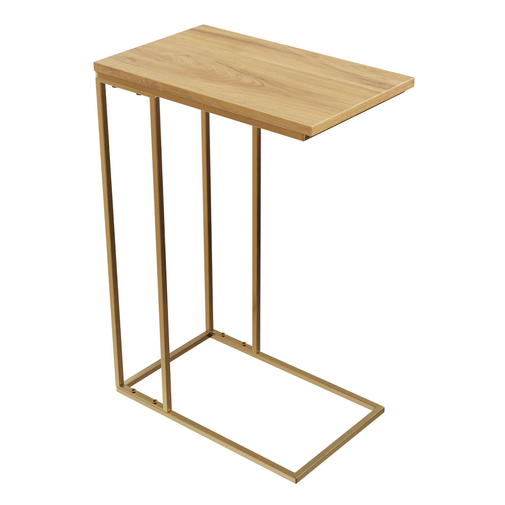 C-Shaped Mango Wood End Table C61626