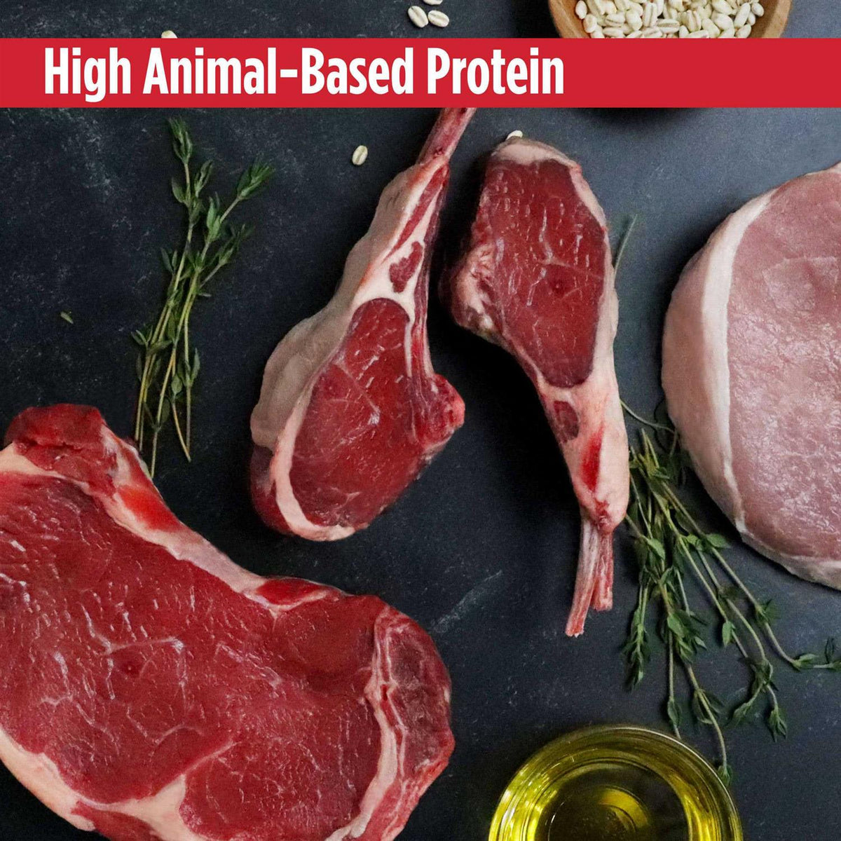 High-Protein Beef Adult Dry Dog Food E5608