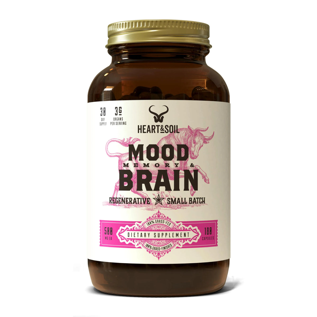 180 Capsules DHA EPA Choline B12 Folate Brain Supplement J2244