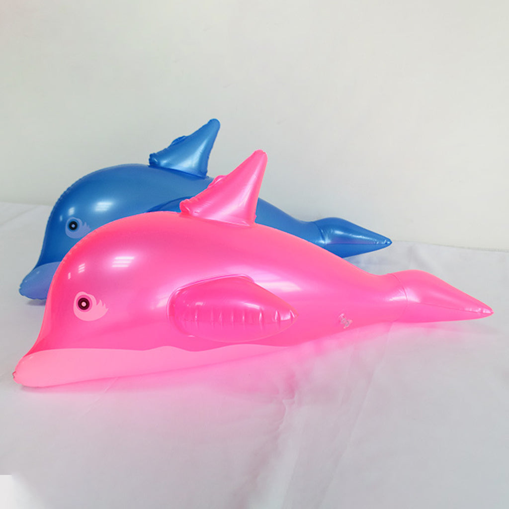 Blue PVC Inflatable Dolphin Fish Children Toy J626