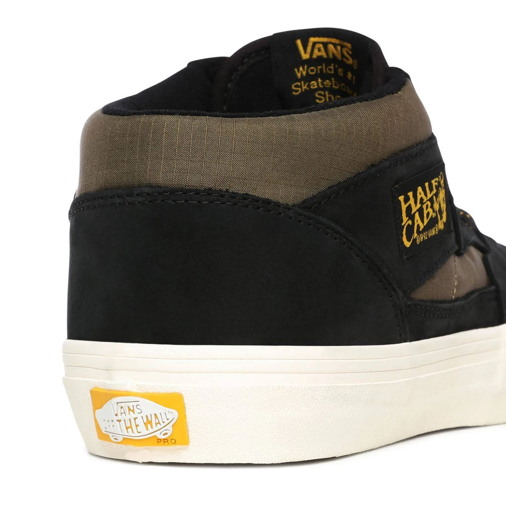 Black Military Half Cab Shoes V204