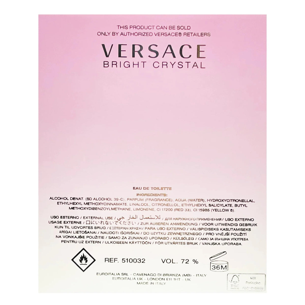 Eau de Toilette 3.4 oz P37865