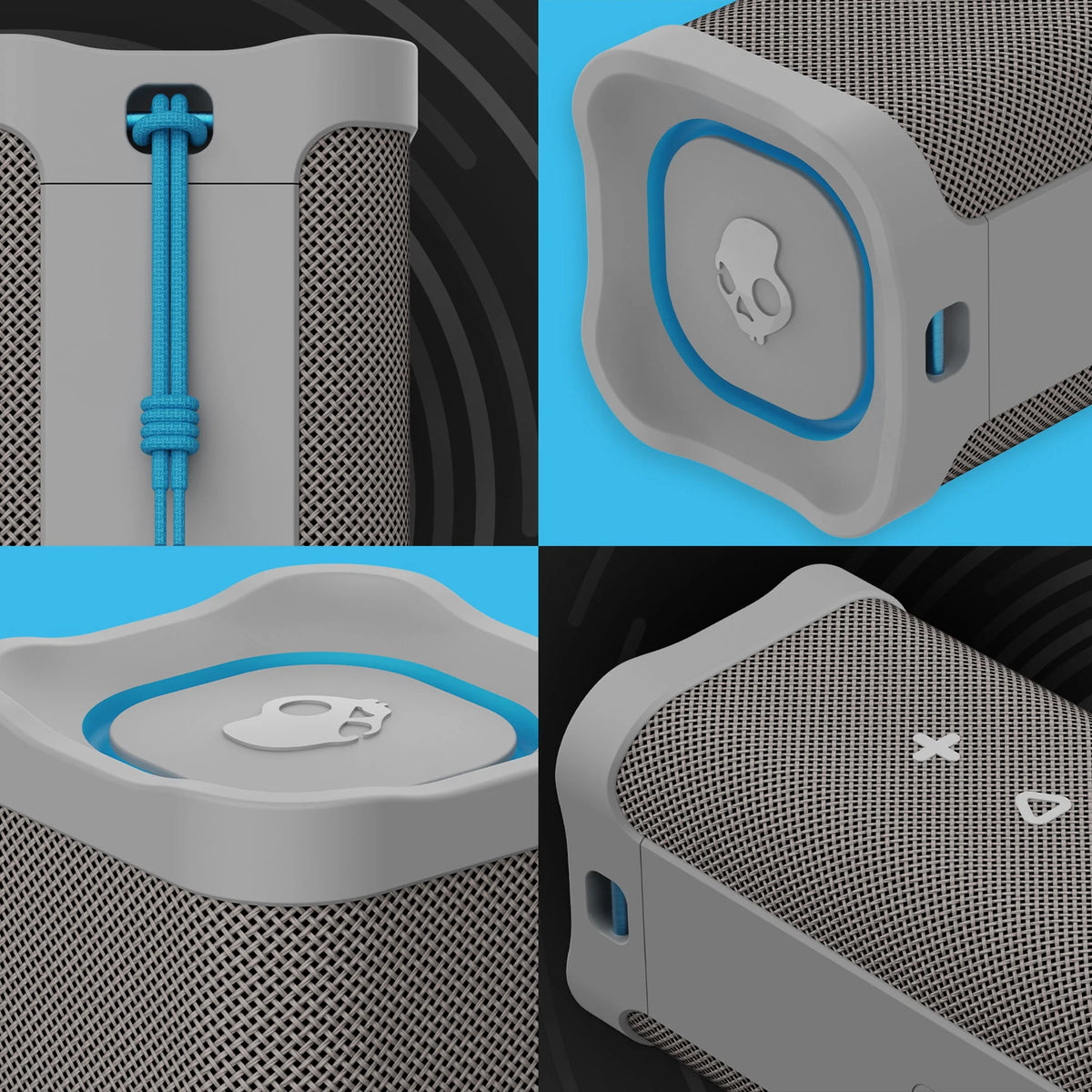 Compact Tough Wireless Speaker, Light Grey E66301