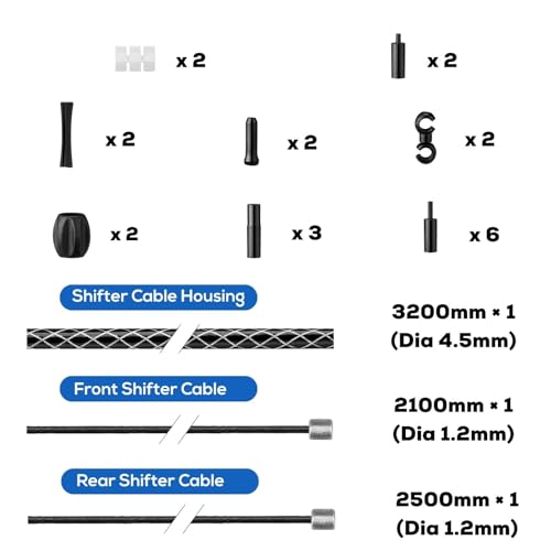 Bike Shifter Cable Housing Set and Cable Cutter E647085