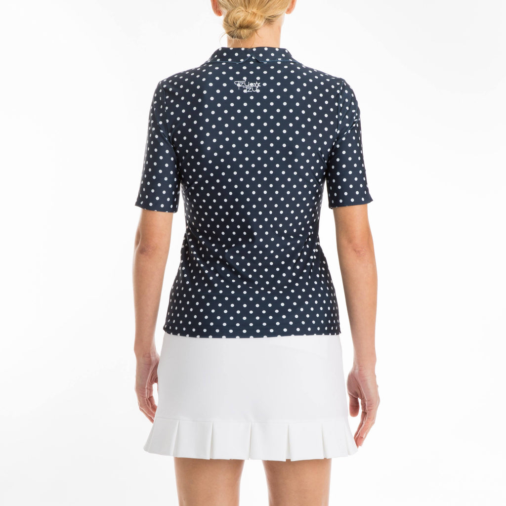 Navy Dotty Top C24905