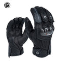 Vintage Leather Touchscreen Motorcycle Gloves Z447