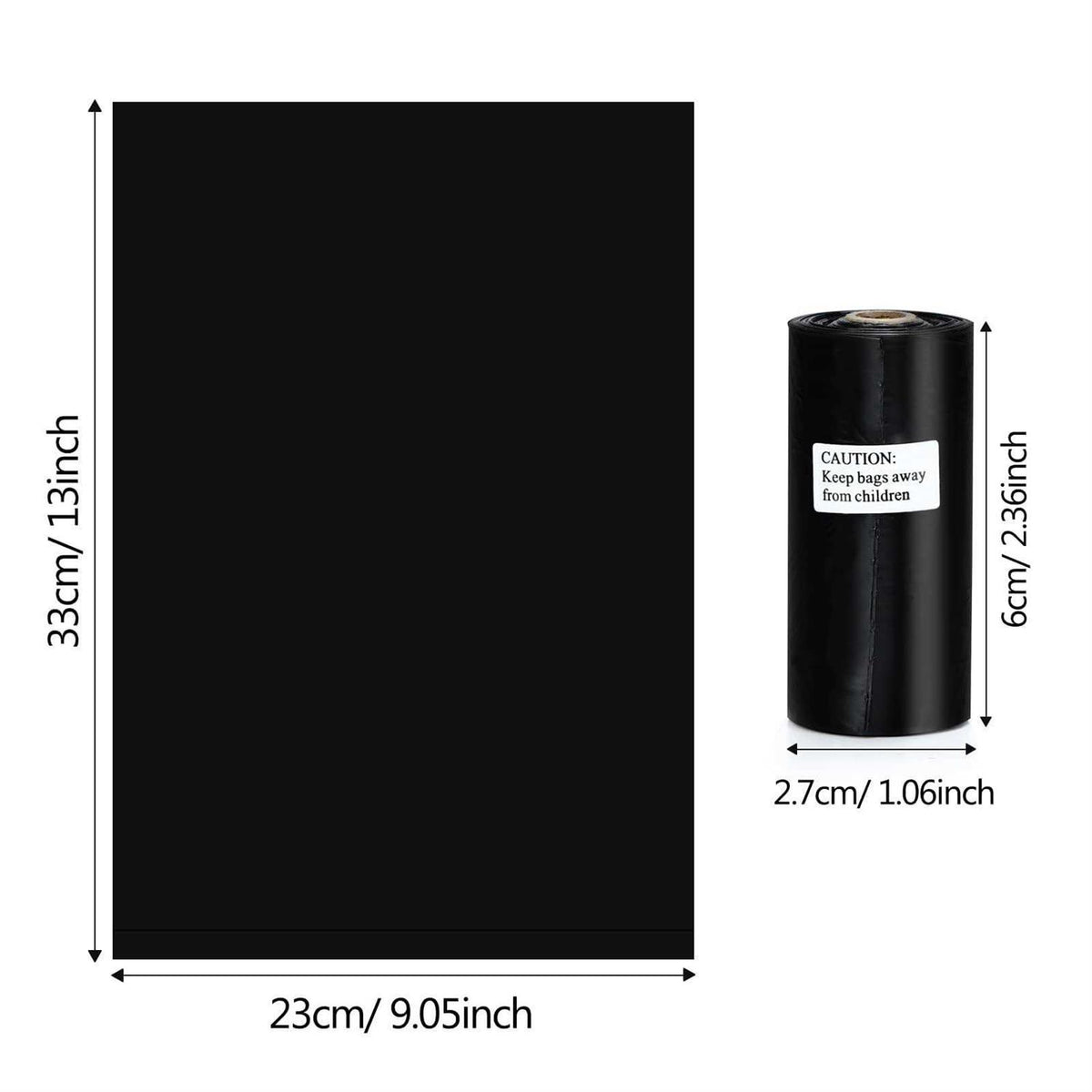 1140 Counts 57 Rolls Unscented Dog Poop Bag A5991