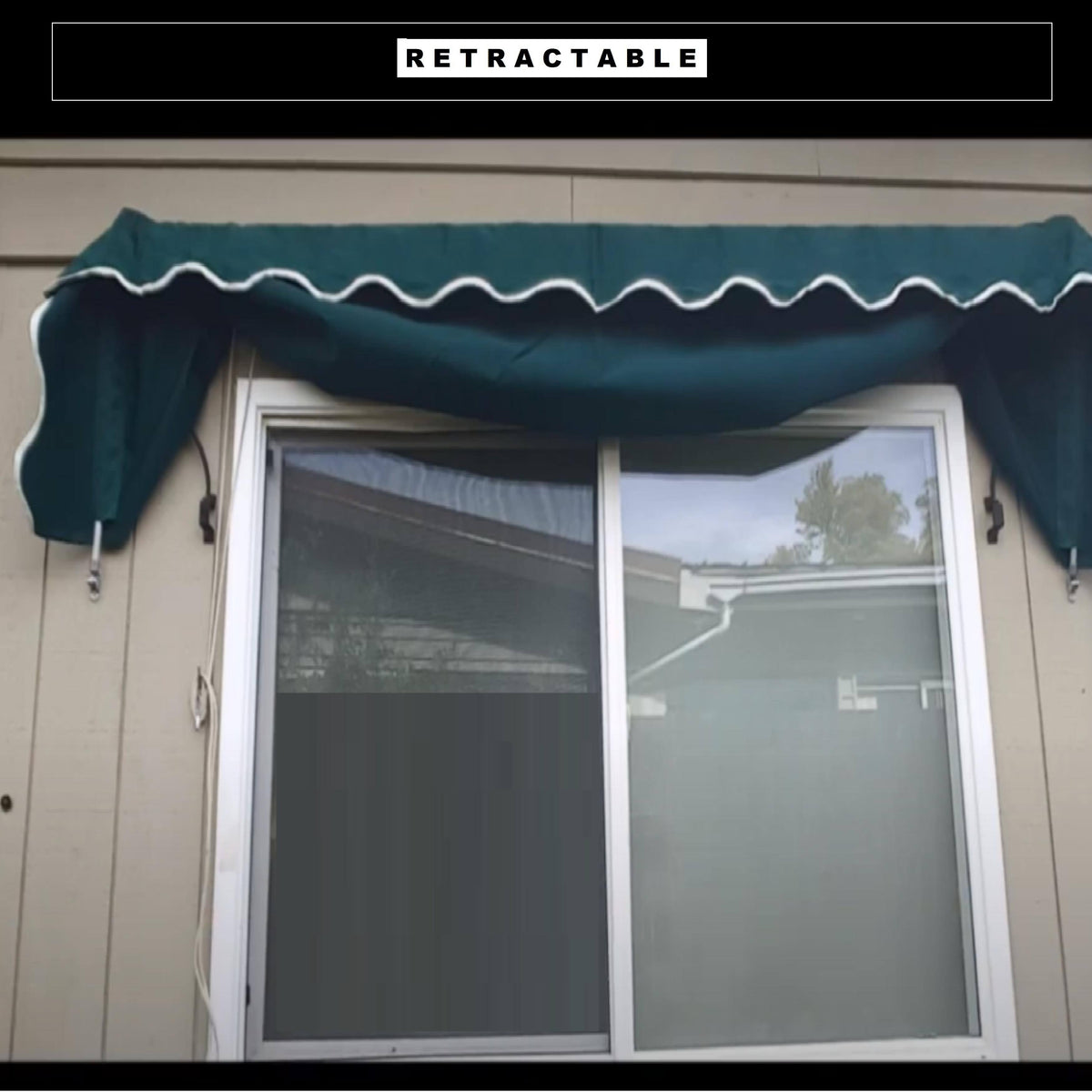 Blue 8 ft Window Door Awning Canopy O4918