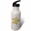 Gold Bling Star 21 oz Sports Water Bottle B73165