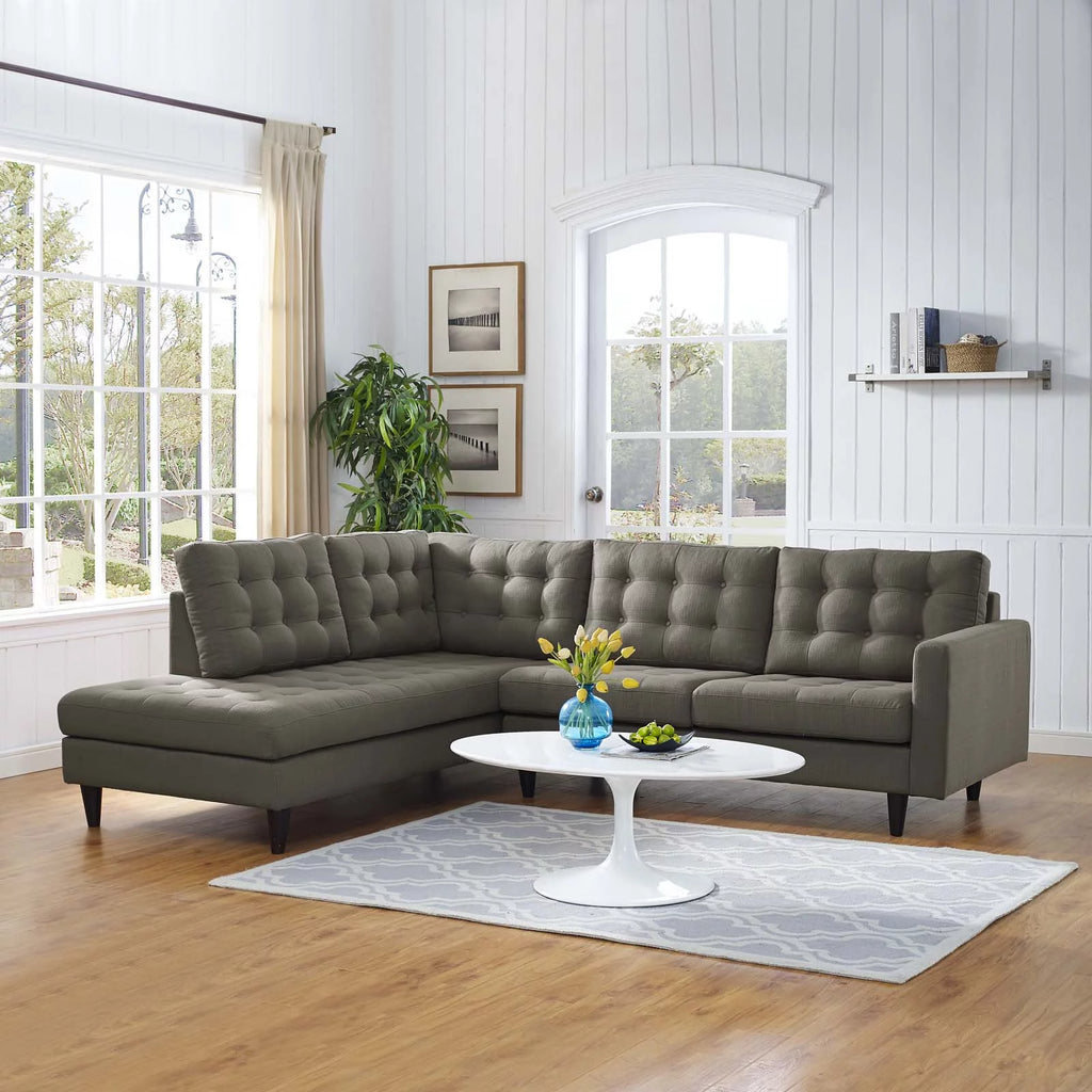 Grey Fabric Sectional Sofa C1497