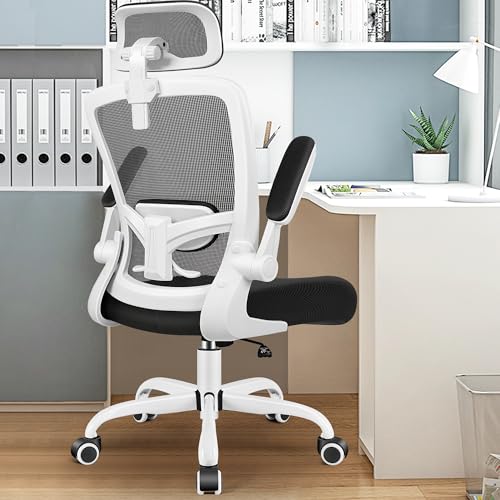Black Ergonomic Office Chair with Lumbar Support B572
