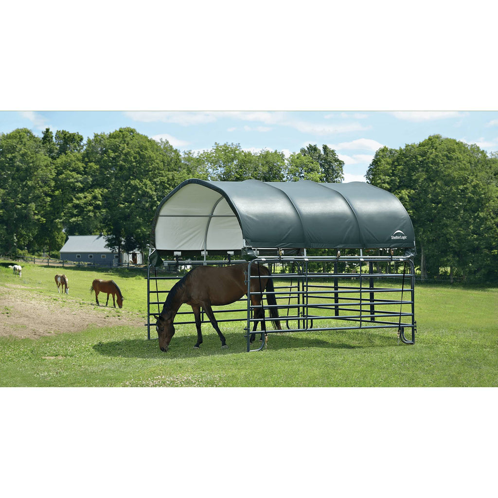 Green Round Corral Shelter Cover J981734