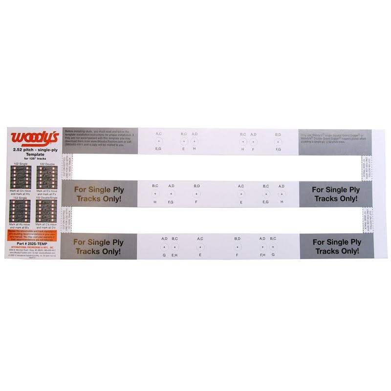 1.325 inch 1-Ply Track Stud Kit - 153 Pack Y986153