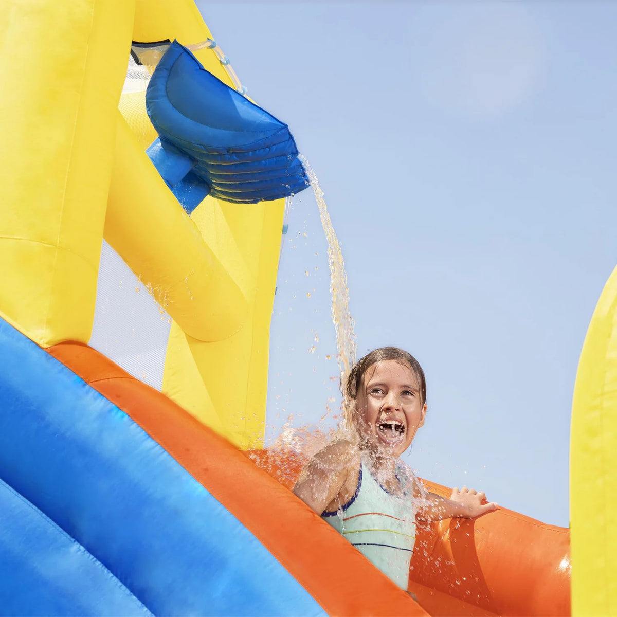18' x 16.5' x 8.6' Inflatable Water Park B2761