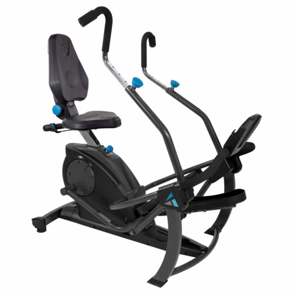 Recumbent Cross Trainer and Cardio Elliptical, Black T271