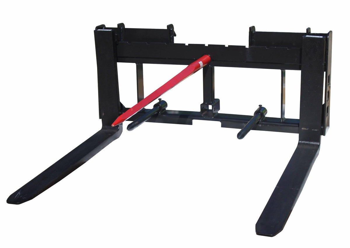 42" Pallet Fork 49" Hay Bale Spear Trailer Hitch Attachment C763