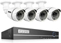 4 Channel 1080P DVR Security Camera System with 4 Weatherproof Cameras U88531