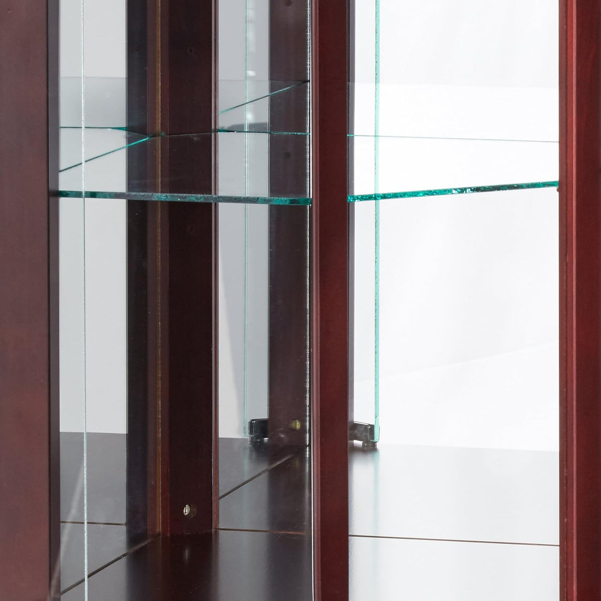 Cherry Finish Corner Cabinet E659