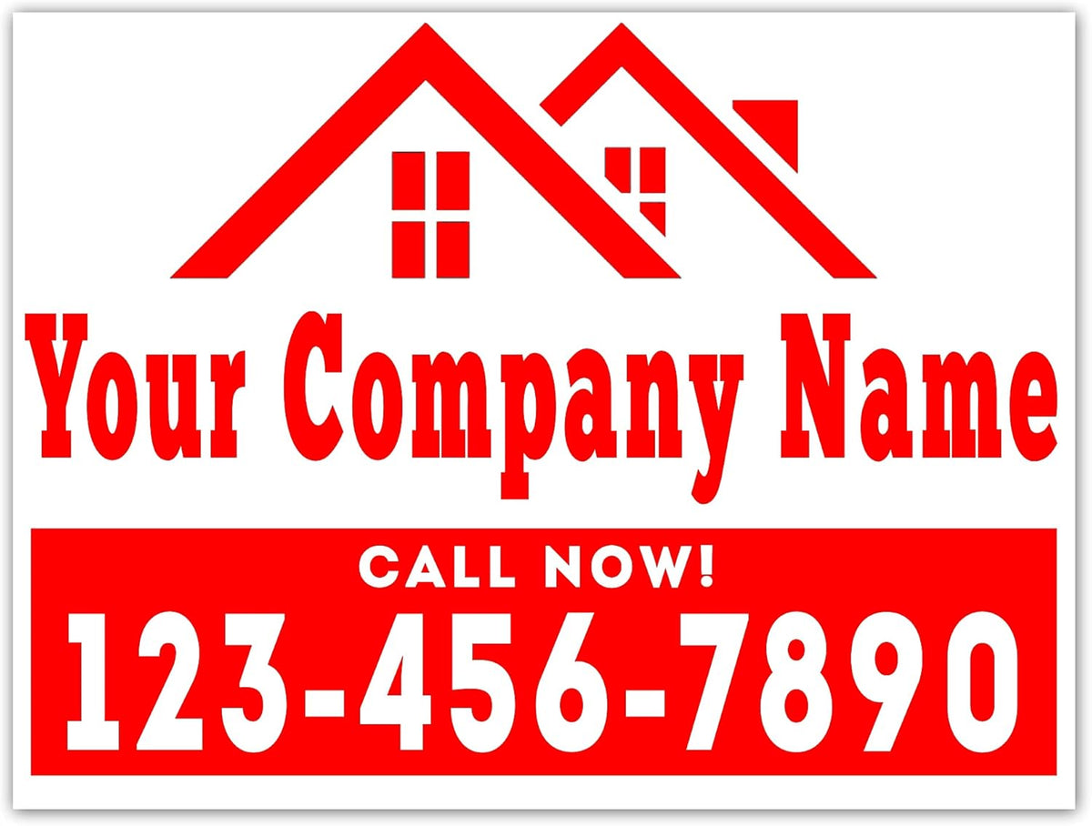 24x18 Double-Sided Waterproof Plastic Bandit Signs I18551