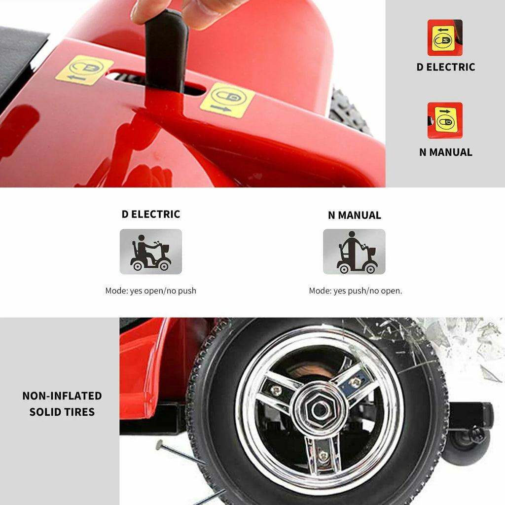 4 Wheels Electric Powered Mobility Scooter Y100923