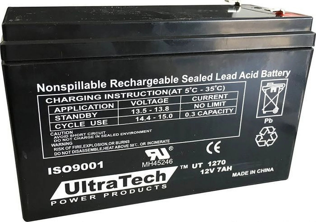 12V 7 Ah Sealed Lead Acid Alarm Battery N612