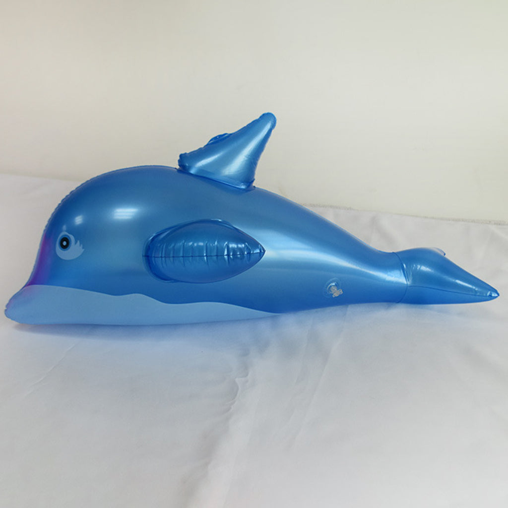 Blue PVC Inflatable Dolphin Fish Children Toy J626