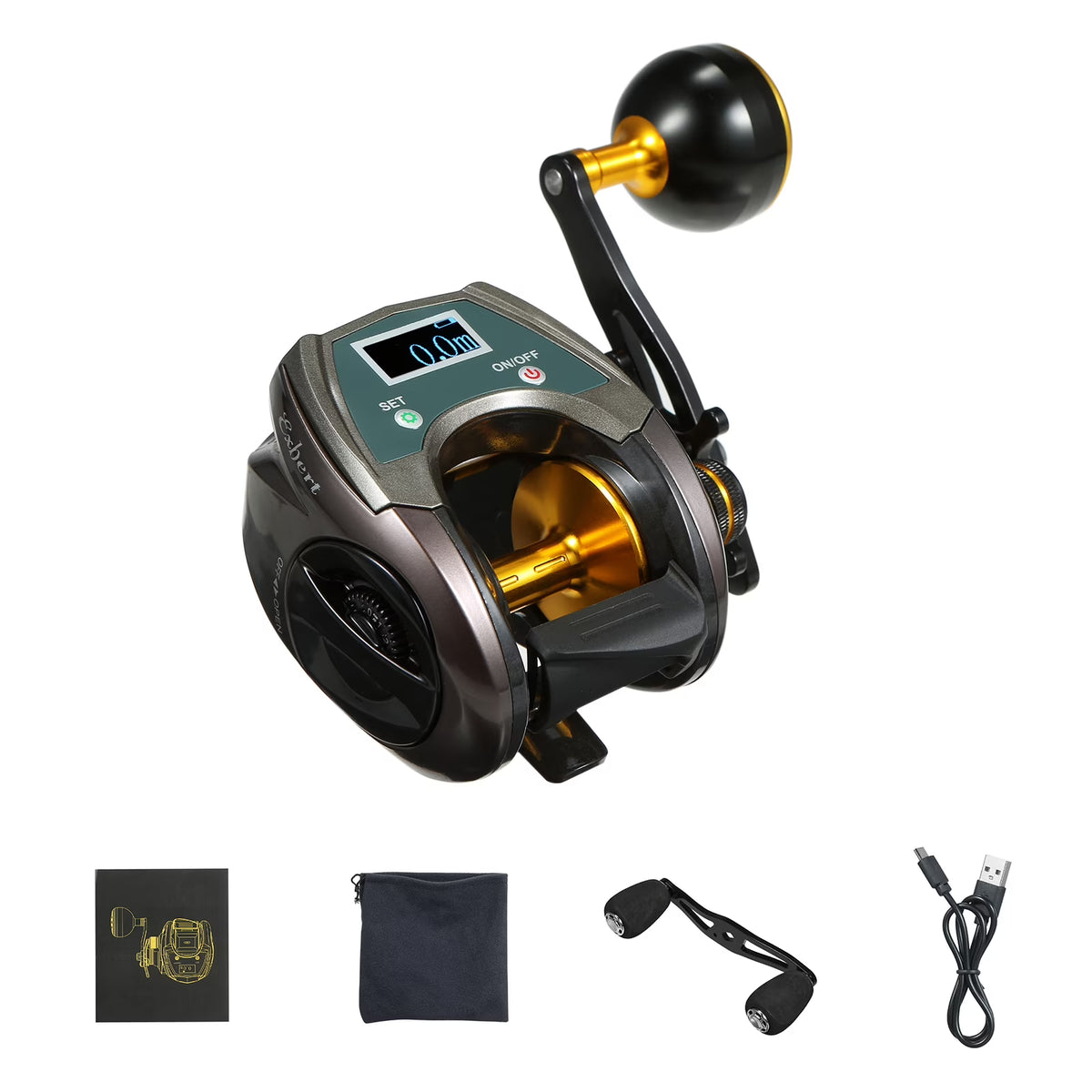 Carbon Fiber Baitcasting Reel 9+1BB High Speed 6.4:1 Magnetic Brake System L331569
