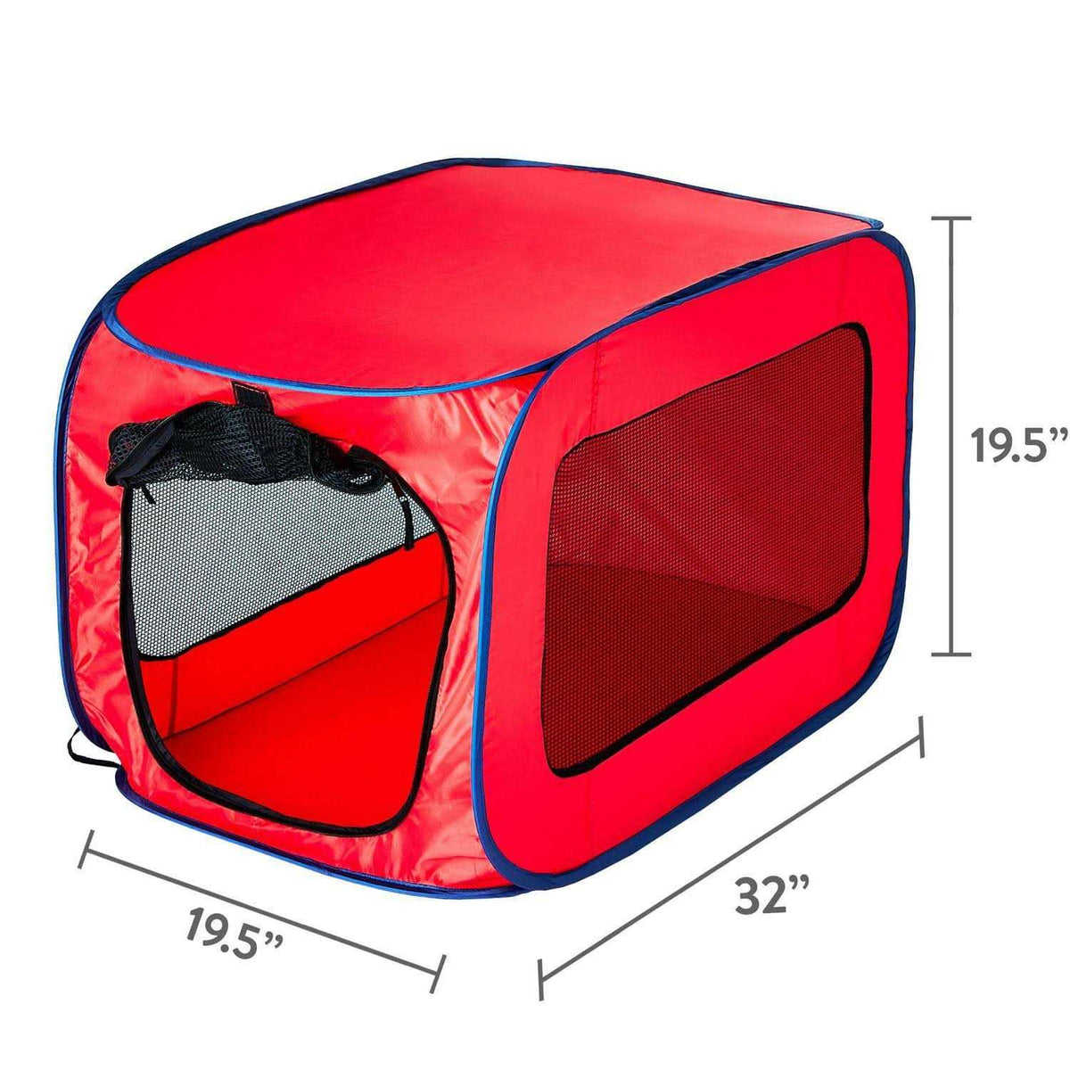 Soft-Sided 32 inch Pop-up Mesh Pet Kennel P492689