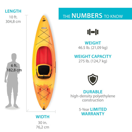 10 ft Sit-Inside Kayak Q637607
