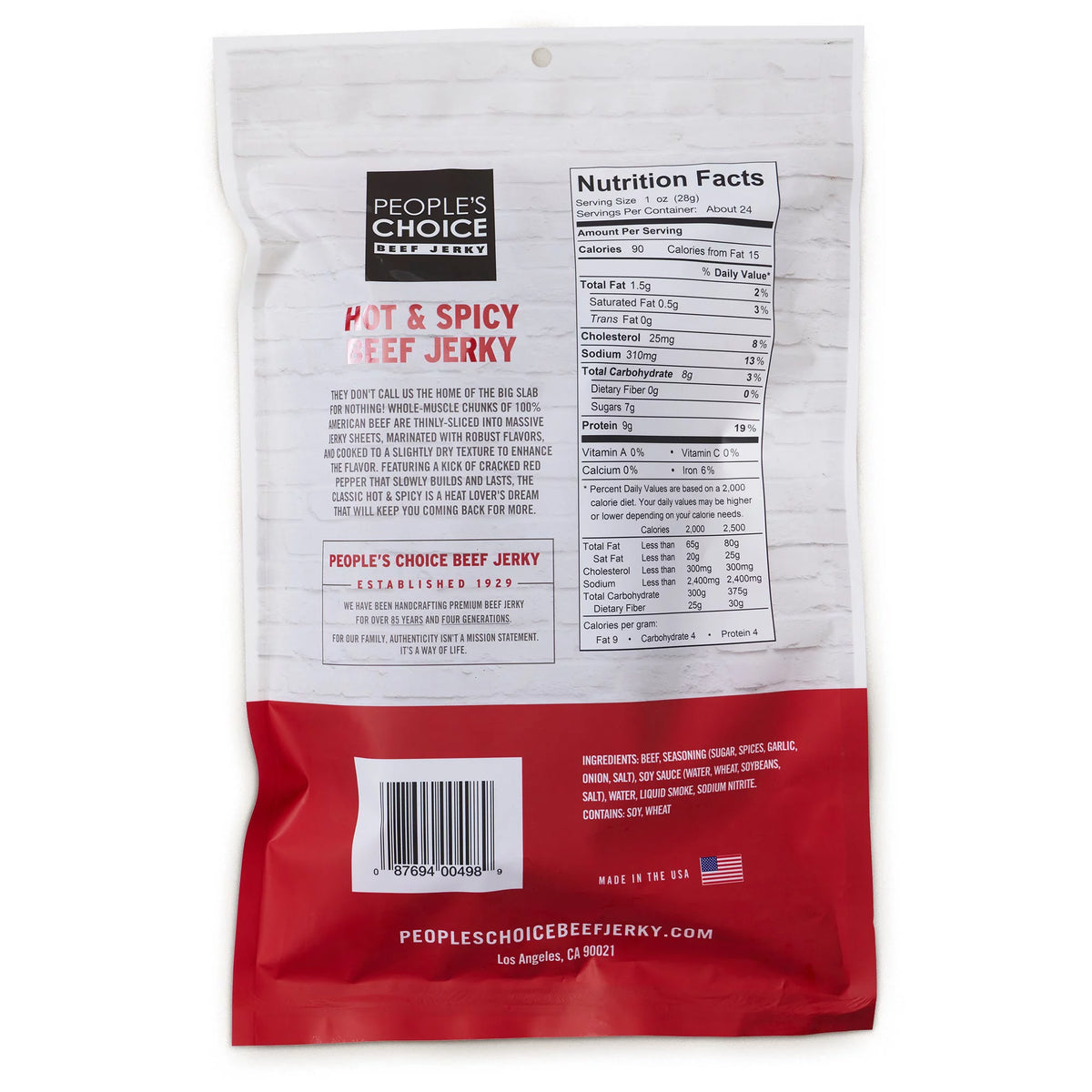 Hot & Spicy Beef Jerky 15 Count K70953