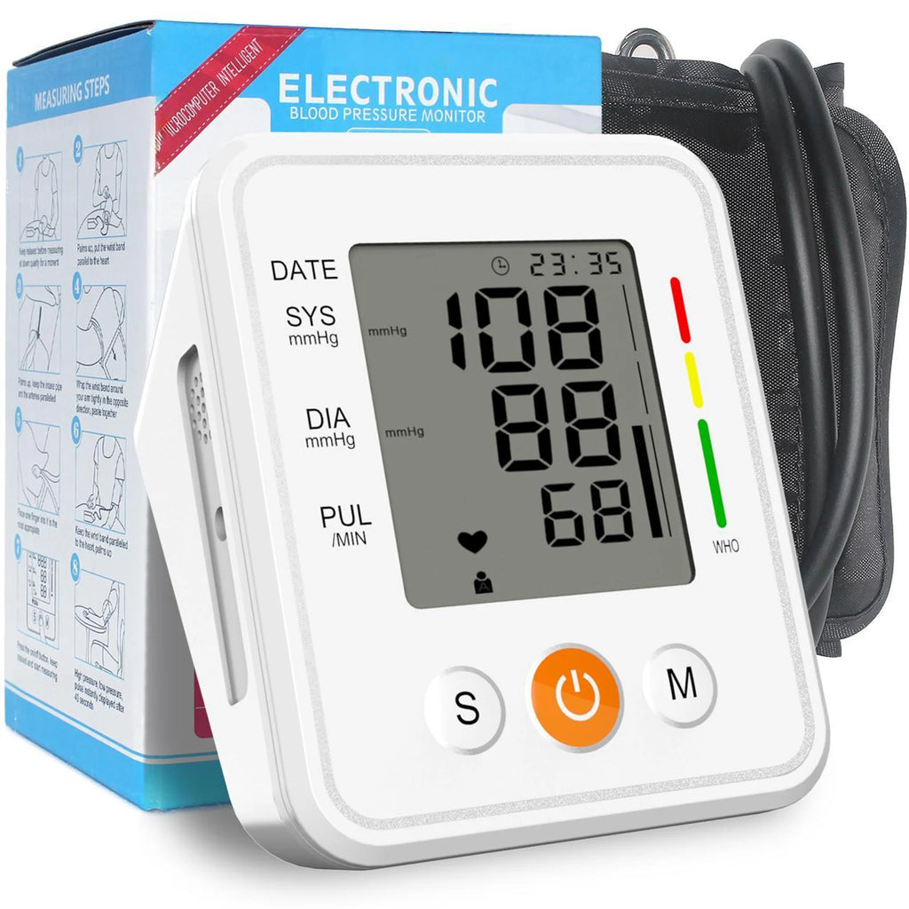 Blood Pressure Monitors with LED Display Voice Broadcasting N745103