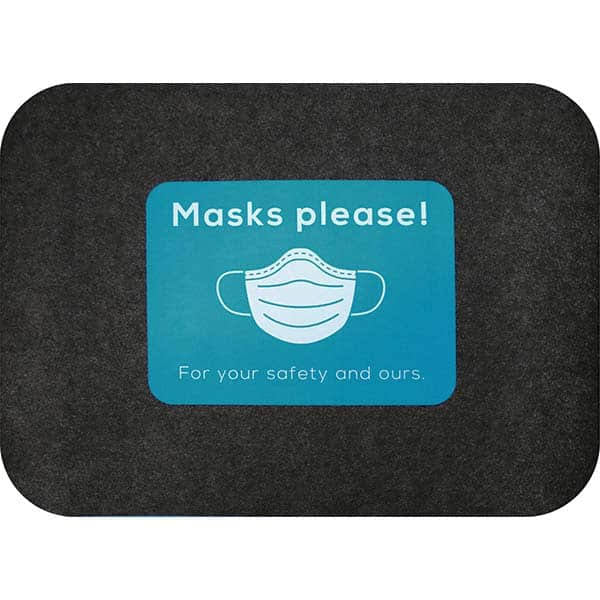 Rectangular Floor Mat, 17.01 in x 23.5 in, Pack of 6 W19742