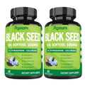 Black Seed Oil Softgel Capsules 500mg 60 Counts 2 Packs T8644