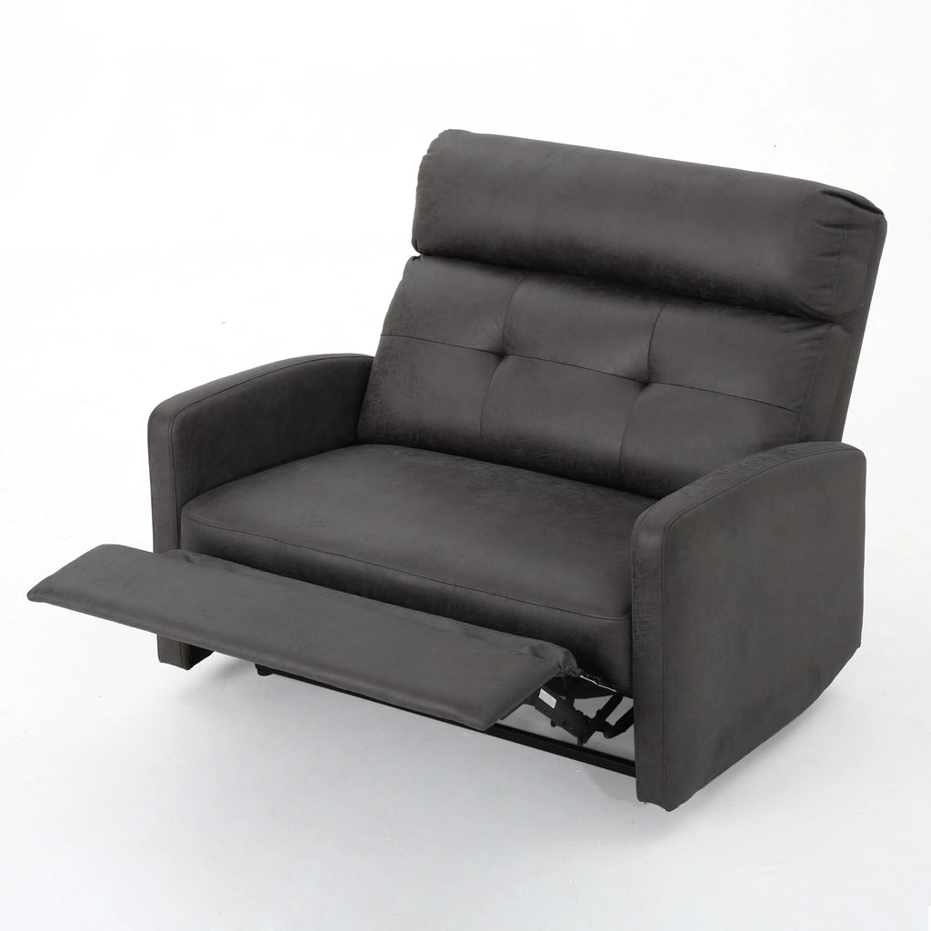 Oversize Microfiber 2 Seater Recliner X396776